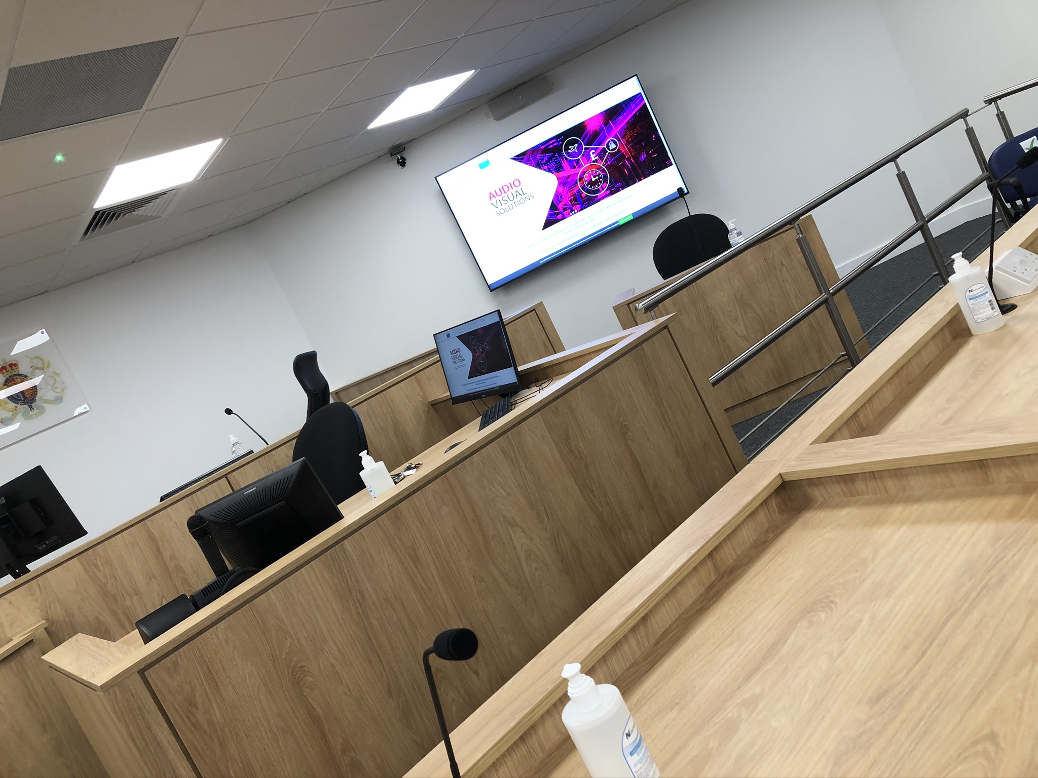 AV Display Solutions for Coroners Court