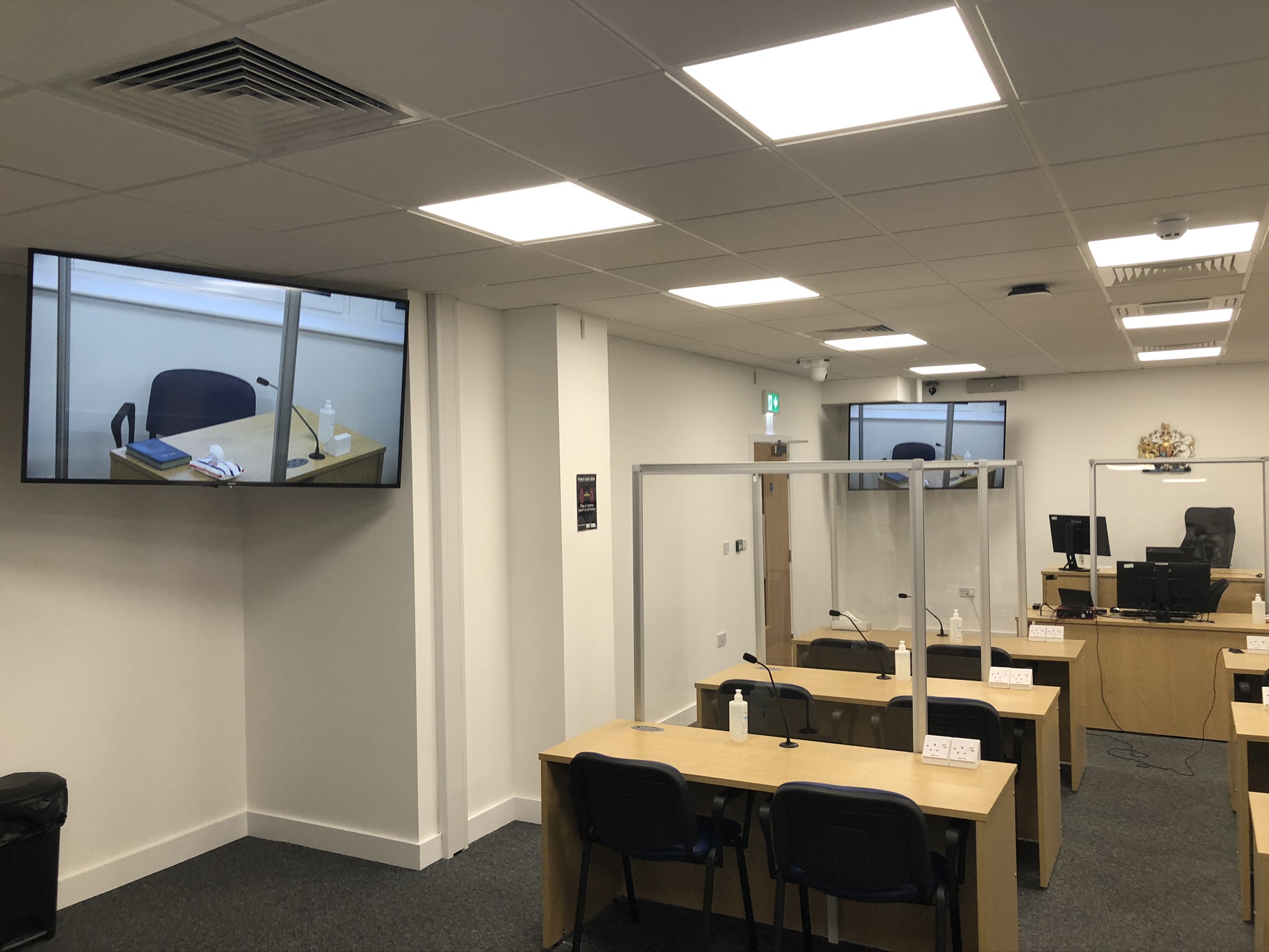 Display Solutions installed by Universal AV Coroners Court