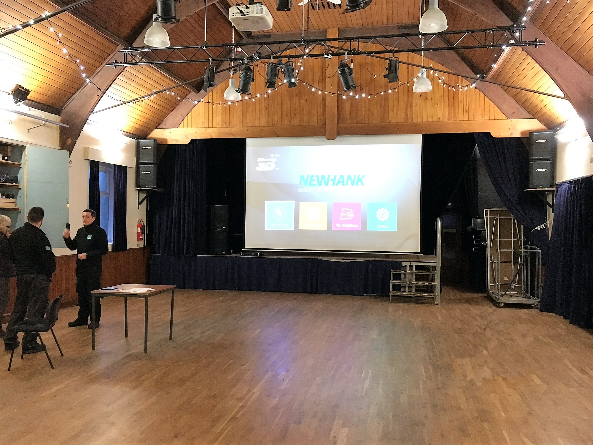 Projection Screen For Allendale Village Hall