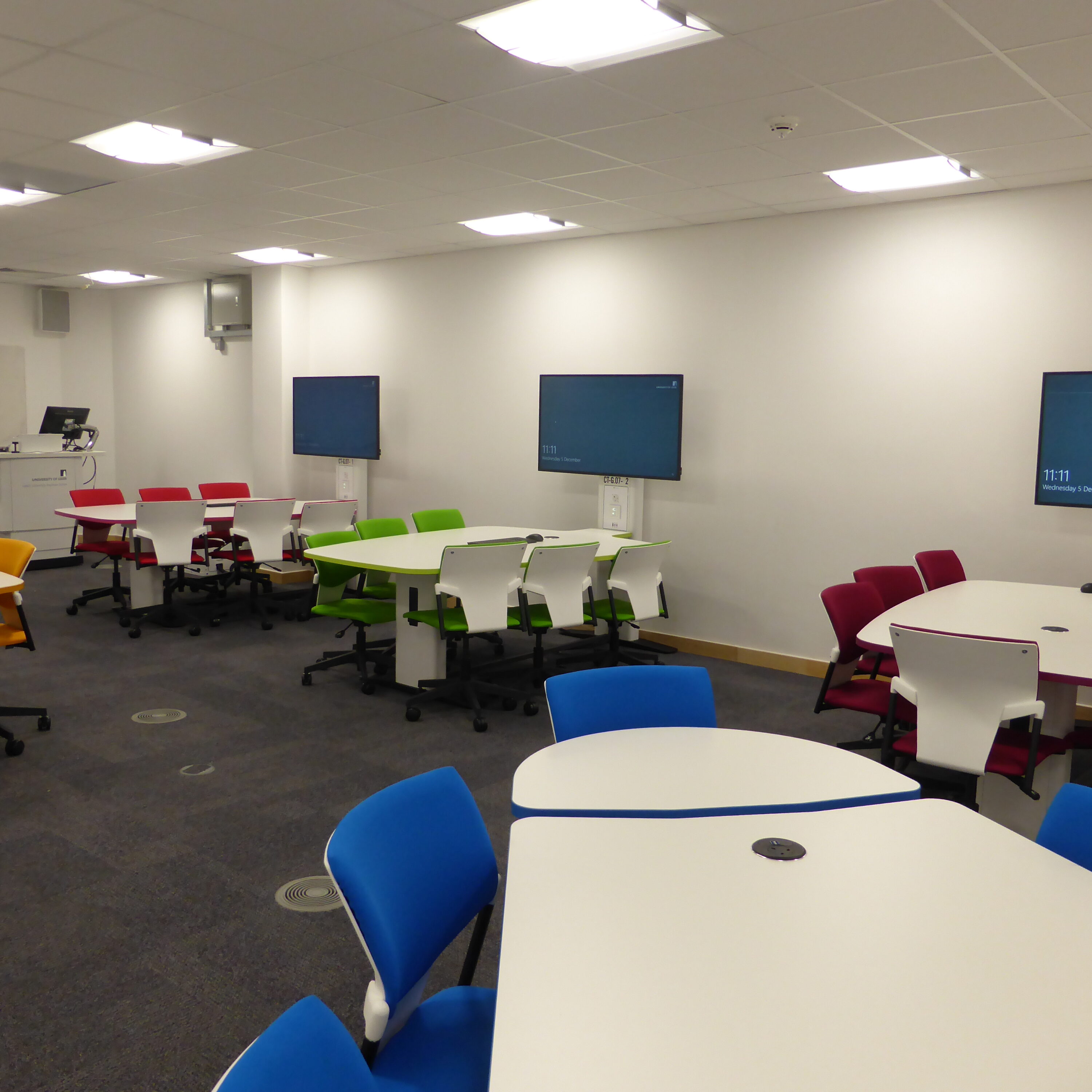 Collaboration learning room, Leeds Business School