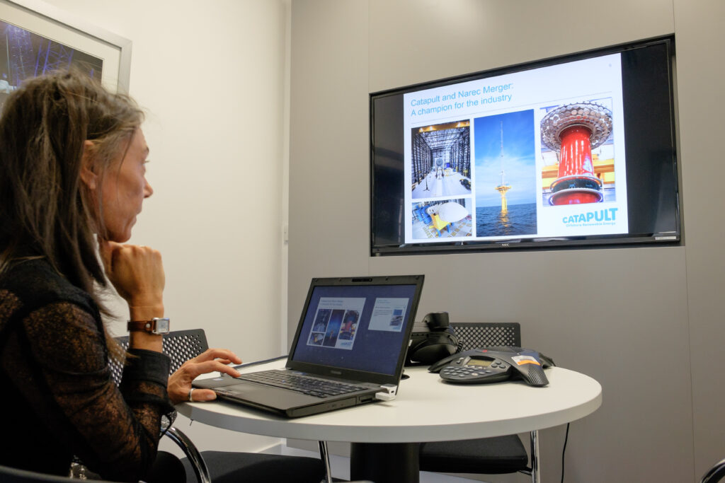 small meeting space installed by universal av