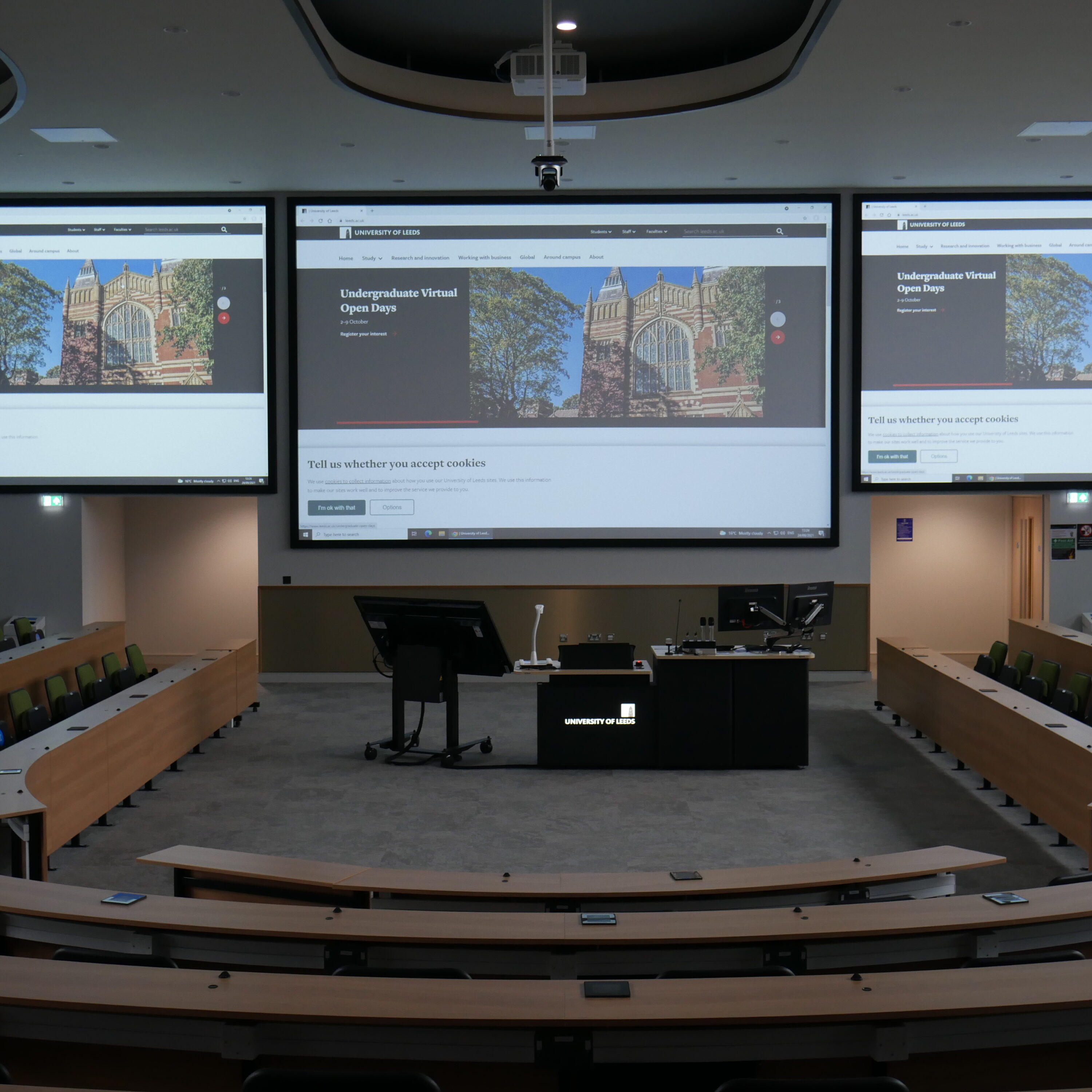 Complete AV Solutions for Esther Simpson Harvard Style Lecture Theatre