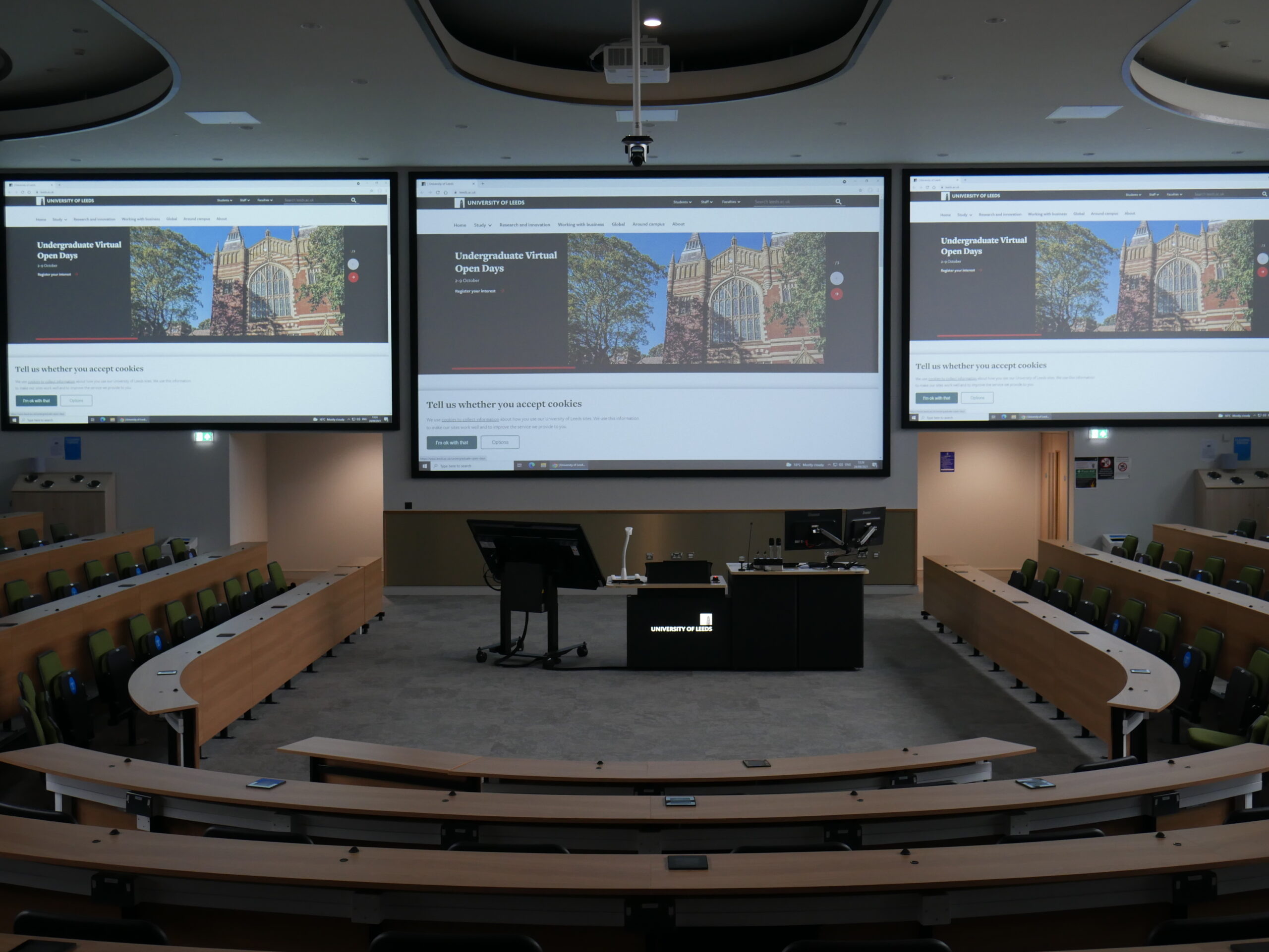 Complete AV Solutions for Esther Simpson Harvard Style Lecture Theatre