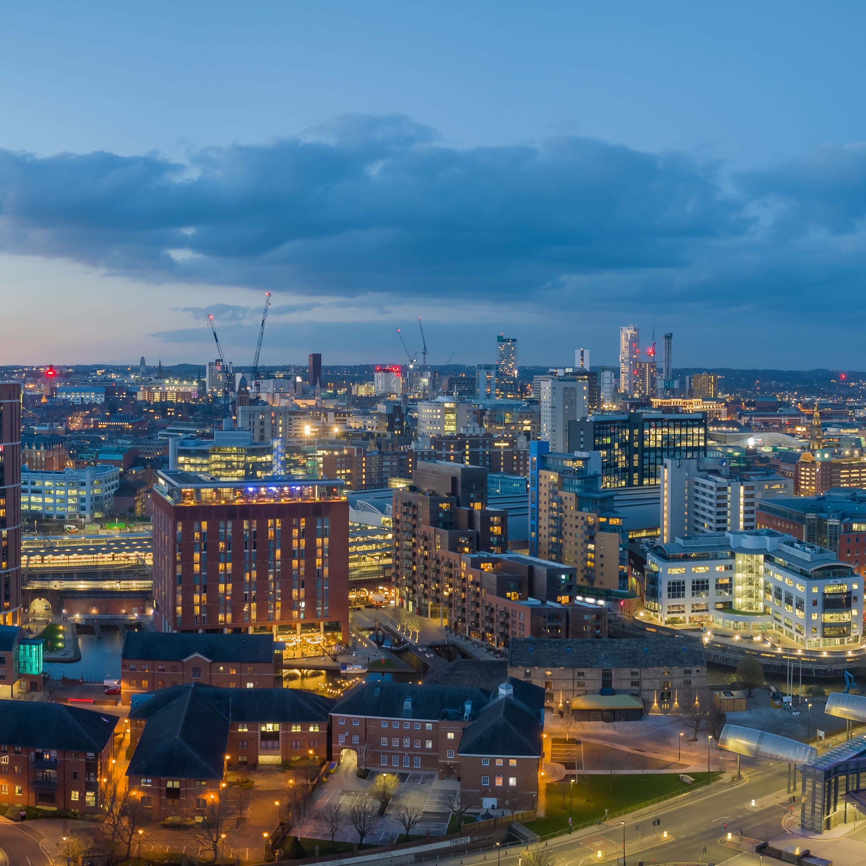 the city of Leeds, near Bradford